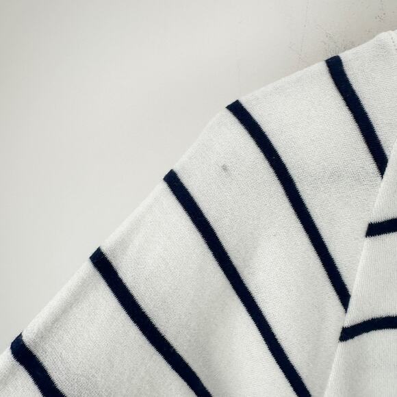 J.Crew Striped Navy and White Women's Top - Picture 12 of 12
